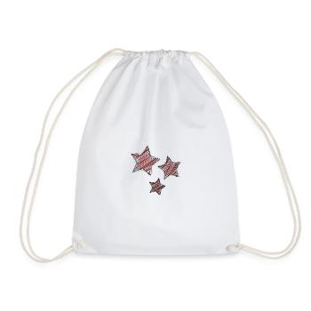 STAR. STARS. STAR. STARS. FEAST. ANNIVERSARY - Drawstring Bag - white - Front