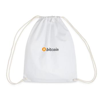 BTC Logo – Bitcoin Symbol - Turnbeutel - Weiß - Vorne