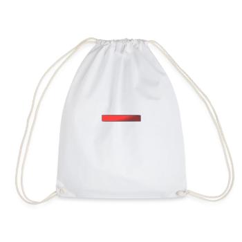 Dégradé de barre rouge - Sac de sport léger - blanc - Devant