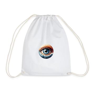L’œil de marée - Sac de sport léger - blanc - Devant