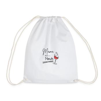 Maman a besoin d’une minute - Sac de sport léger - blanc - Devant