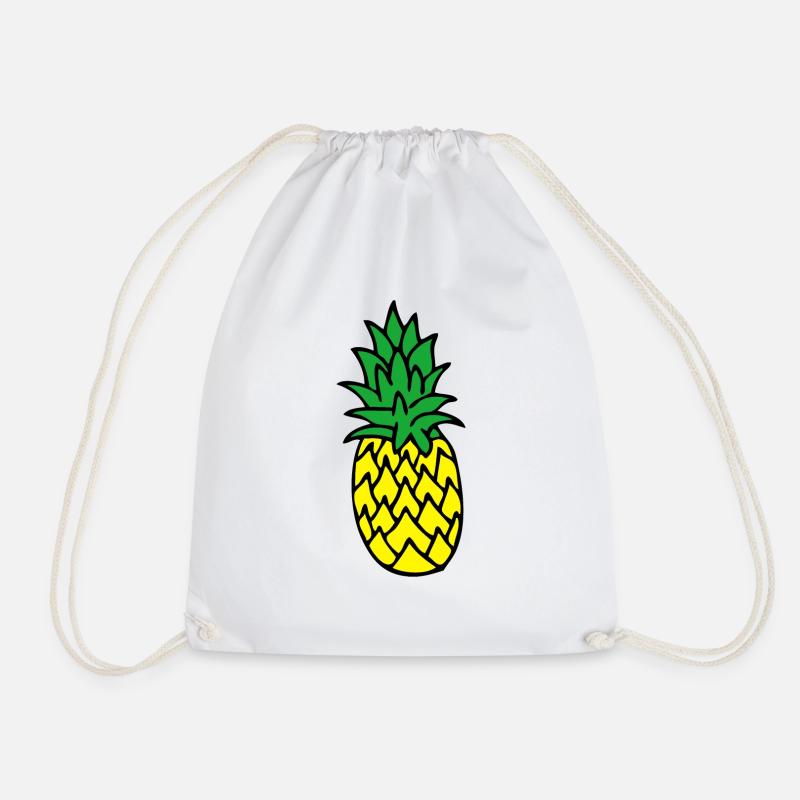 ananas - Turnbeutel - Weiß