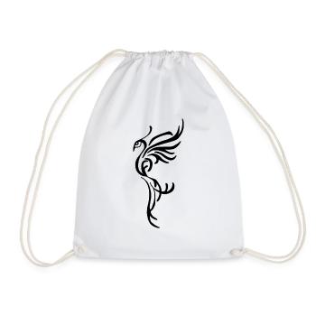 Phoenix - Drawstring Bag - white - Front