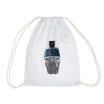 skytrain - Drawstring Bag - white - Front