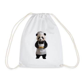Panda cuisinier - Sac de sport léger - blanc - Devant