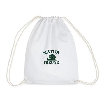 Amoureux de la nature - Sac de sport léger - blanc - Devant