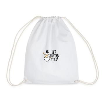 C’est le temps de l’hiver - Sac de sport léger - blanc - Devant