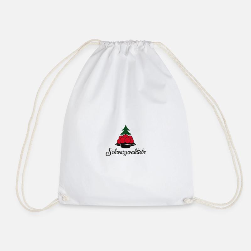 Black Forest Thieves Wild Berries Christmas Tree - Drawstring Bag - white