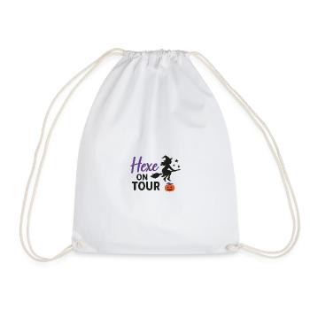 Sorcière en tournée Halloween Design - Sac de sport léger - blanc - Devant
