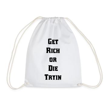 Devenir riche ou essayer - Sac de sport léger - blanc - Devant