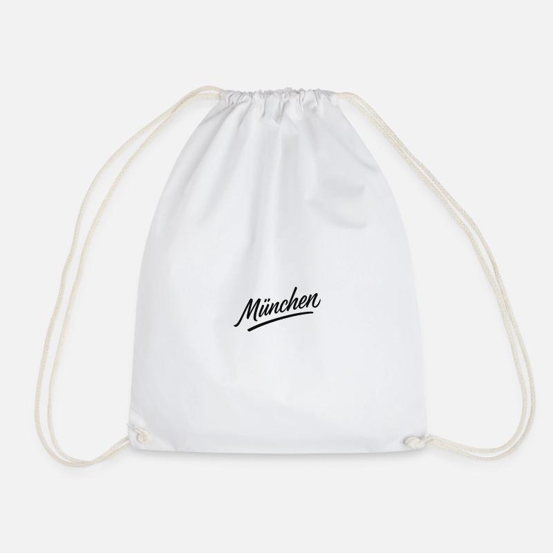 München Script Flair - Turnbeutel - Weiß