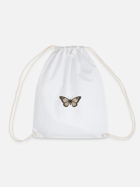 GEEKLEY – Bestiarium – Schmetterling - Turnbeutel - Weiß
