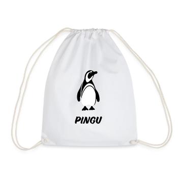 Pingu - Turnbeutel - Weiß - Vorne