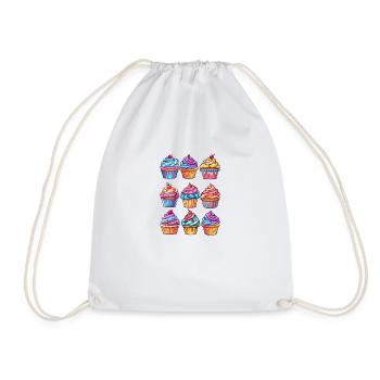 Cupcake - Sac de sport léger - blanc - Devant