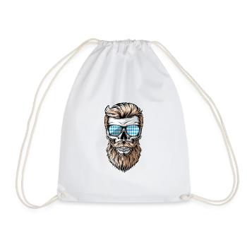 Lausbua Lederhosen - Turnbeutel - Weiß - Vorne