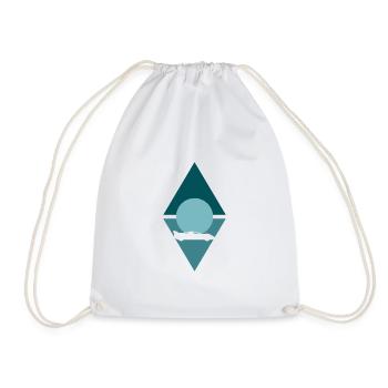 Car Racing Speedster Racing Cars - Drawstring Bag - white - Front