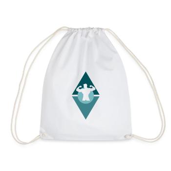 Musculation Bodybuilder Muscle - Sac de sport léger - blanc - Devant