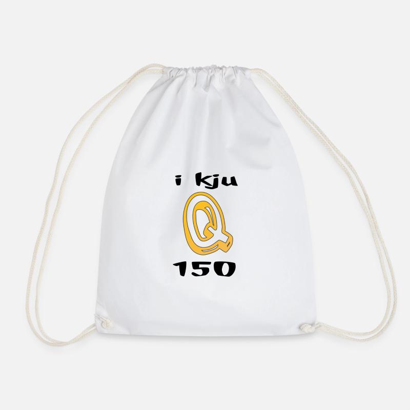 IQ - Drawstring Bag - white