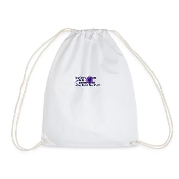 Alice story - Drawstring Bag - white - Front