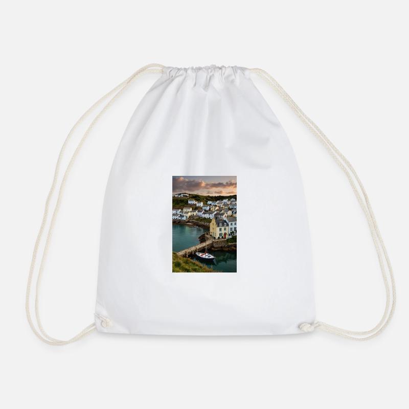 Mevagissy - Drawstring Bag - white