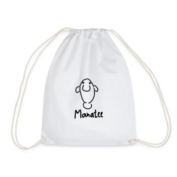 Manatee - Turnbeutel - Weiß - Vorne