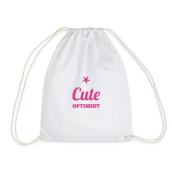 Idée cadeau petite-fille - Sac de sport léger - blanc - Devant