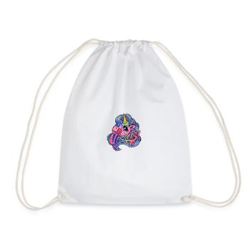 Icy unicorn - Drawstring Bag - white - Front