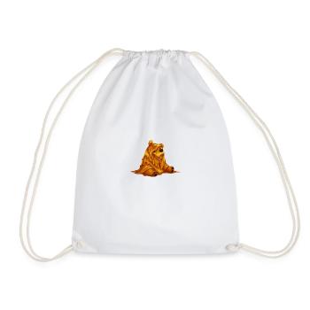 Honey Bear - Drawstring Bag - white - Front