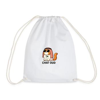 Chatpelle #3 - Chat Oud - Sac de sport léger - blanc - Devant