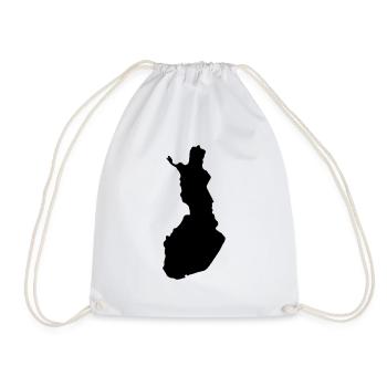 Finnland - Turnbeutel - Weiß - Vorne