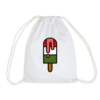 Lolly pop - Drawstring Bag - white - Front