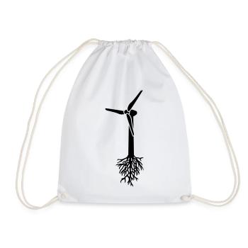 Think Green - Drawstring Bag - white - Front