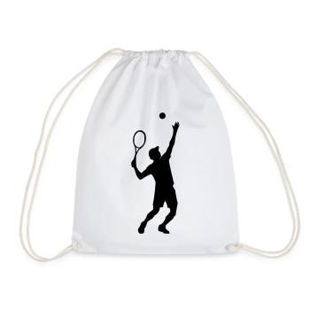 Tennis - Turnbeutel - Weiß - Vorne