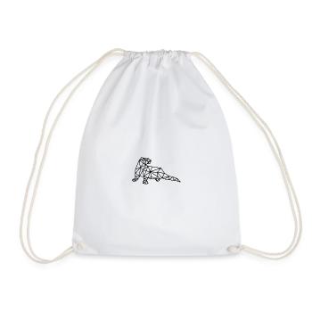Ligne géométrique Otter - Sac de sport léger - blanc - Devant