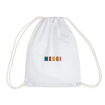 MISTRESS. THANK YOU. THANK YOU MISTRESS - Drawstring Bag - white - Front