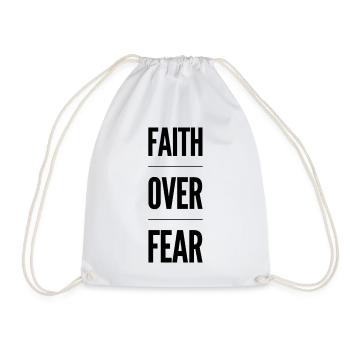 Faith Over Fear - Turnbeutel - Weiß - Vorne