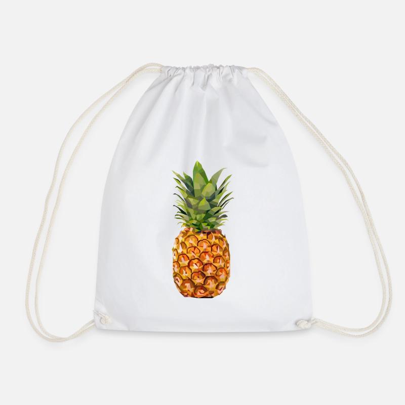 Ananas - Turnbeutel - Weiß