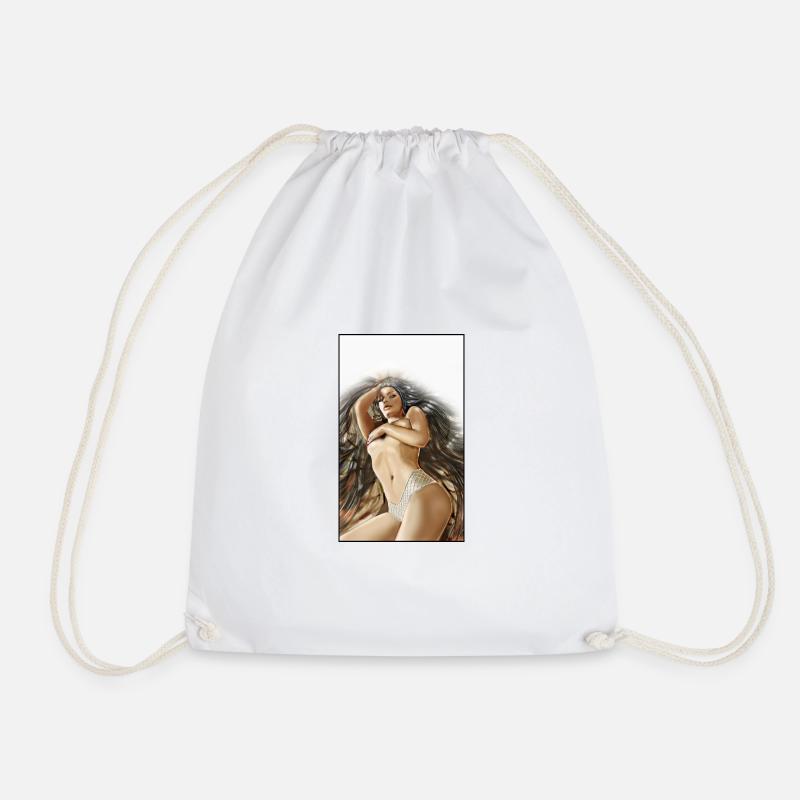 beauty another version by cantas78 - Turnbeutel - Weiß