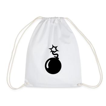 bombe meche explose icon 2101 - Sac de sport léger - blanc - Devant