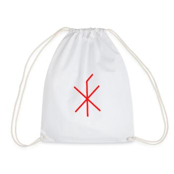 la richesse et la fortune rouge - Sac de sport léger - blanc - Devant