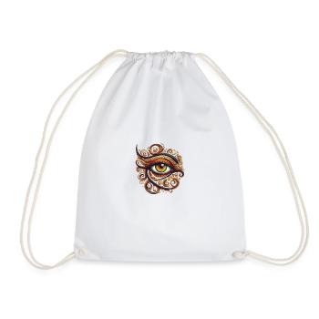 Festaliam - Eye of Horus - Œil oudjat - Sac de sport léger - blanc - Devant