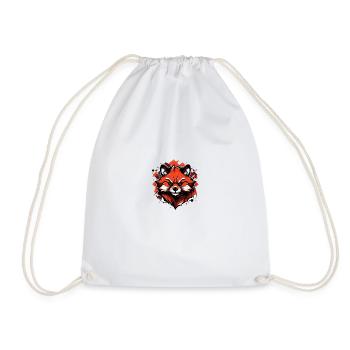 Petit panda - Sac de sport léger - blanc - Devant
