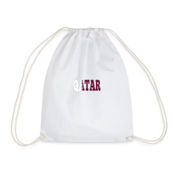 Qatar - Drawstring Bag - white - Front