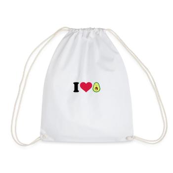 avocat - Sac de sport léger - blanc - Devant