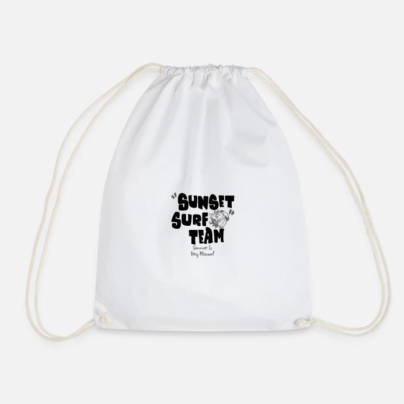 Summer in Very Pleasant - Drawstring Bag - white