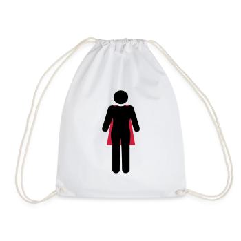 Superwoman - Drawstring Bag - white - Front