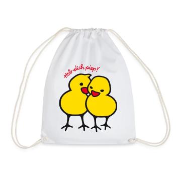 Did you beep - Drawstring Bag - white - Front