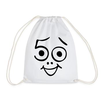 50 years old and still fresh! - Drawstring Bag - white - Front