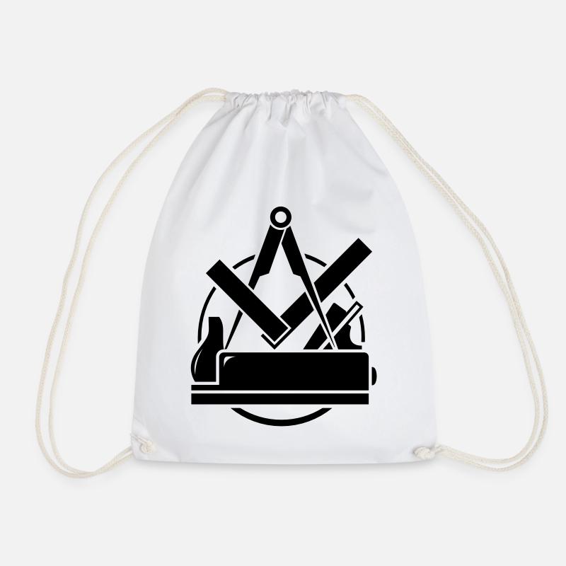 Emblème Carpenter, Carpenter Logo - Sac de sport léger - blanc