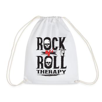 Rock n Roll therapy - Sac de sport léger - blanc - Devant